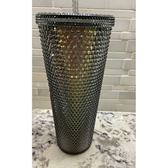 Starbucks Fall 2020 Grande Iridescent Studded Tumbler, 16oz - Black - Picture 3 of 4